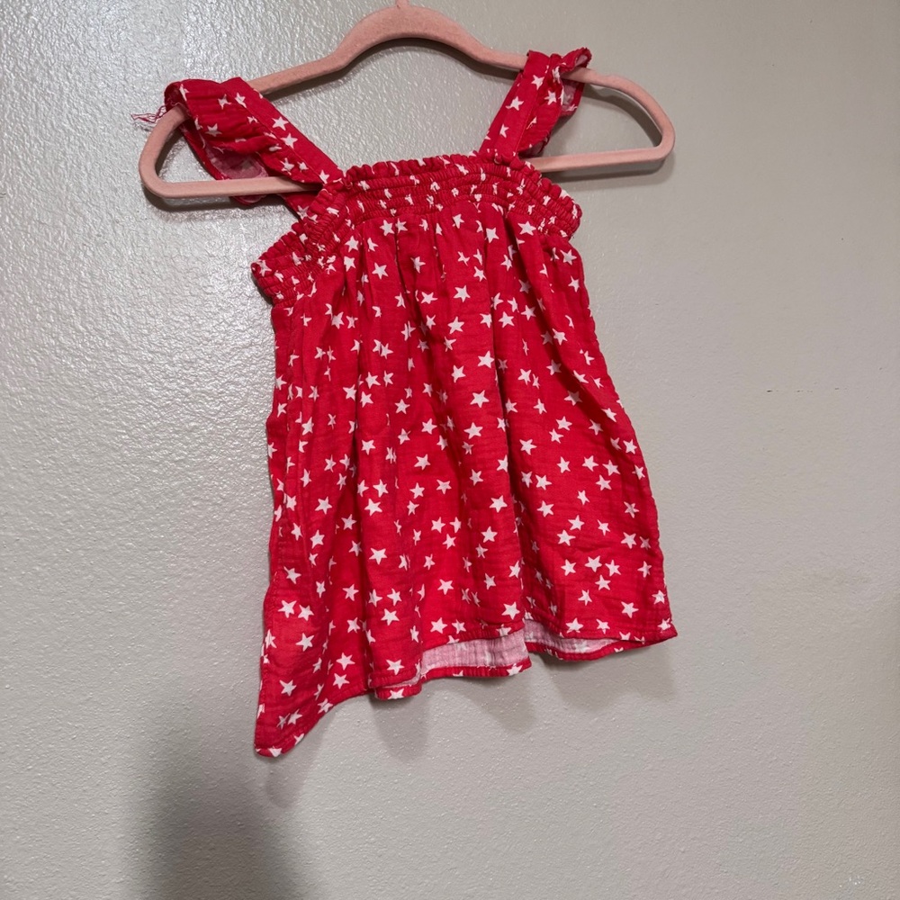 Cat & Jack Red Star Tank Top - Picture 6 of 7